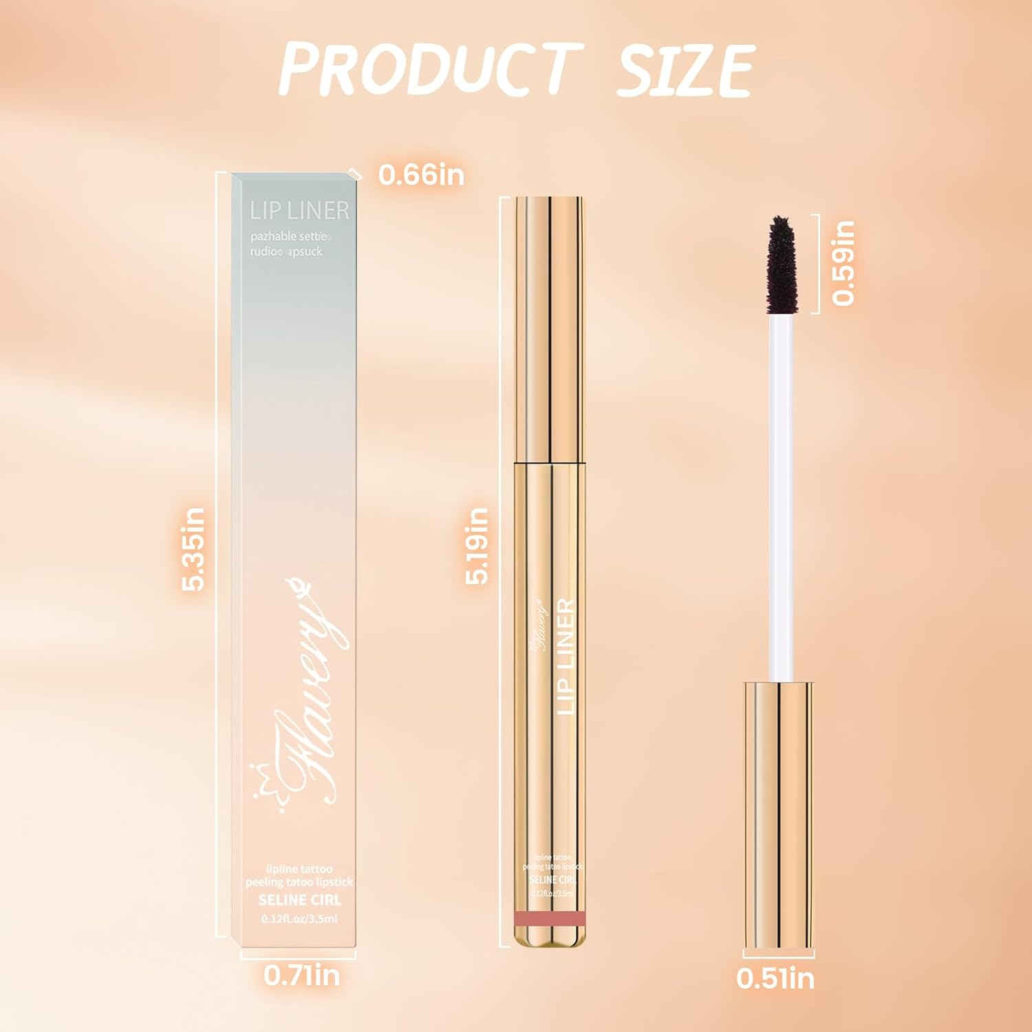 YBUETE Lip Liner Stain Peel Off, Waterproof Non-Fading Peel off Lip Liner, Transfer-Proof Matte Finish Lipstick Tattoo, Highly Pigmented Magic Color Tint, Stay on All Day Non-Stick Cup for Women - 03 image number 6