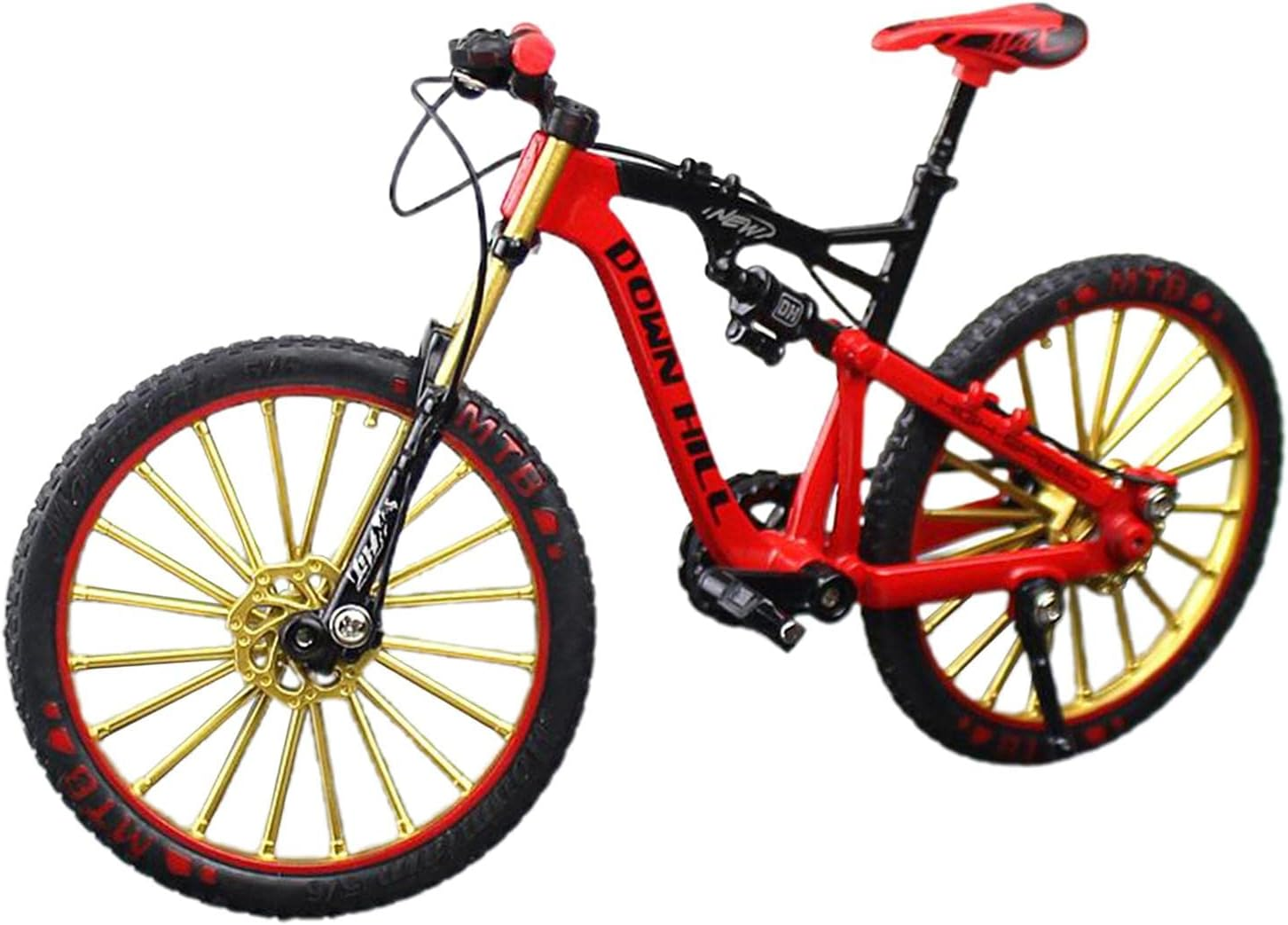 Miniature Metal Bike Replica: Classic Cycling Collectible, Red