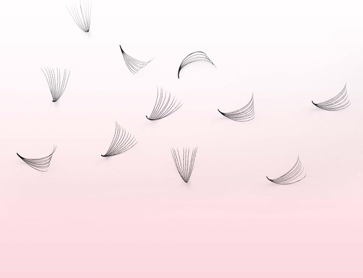 FADVAN Eyelashes Extension Volume Eyelashes Bunch 10D 0.07C Curl 8-15Mm Mixed 500PCS Fan Eyelashes Extension Professional Eyelashes Premade Fans Lashes image number 5