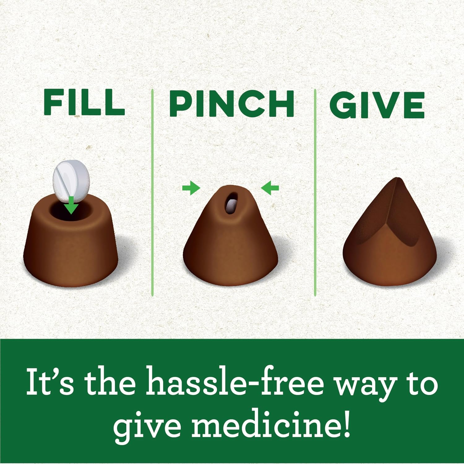 Greenies Pill Pockets Small Size Soft Dog Treats for Tablets, Hickory Smoke Flavor, Made with Natural Ingredients plus Minerals & Trace Nutrients, 3.2 Oz. (30 Count, Pack of 1) image number 4