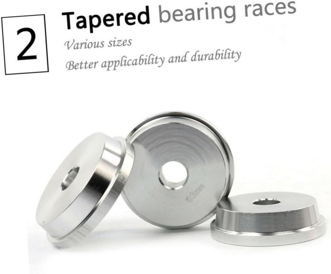 Iplusmile 10Pcs Bearing Puller Tool Aluminum Discs Automotive Mechanic Tool Bearing Race Installer Seal Driver Installer Comfortable to Hold image number 3