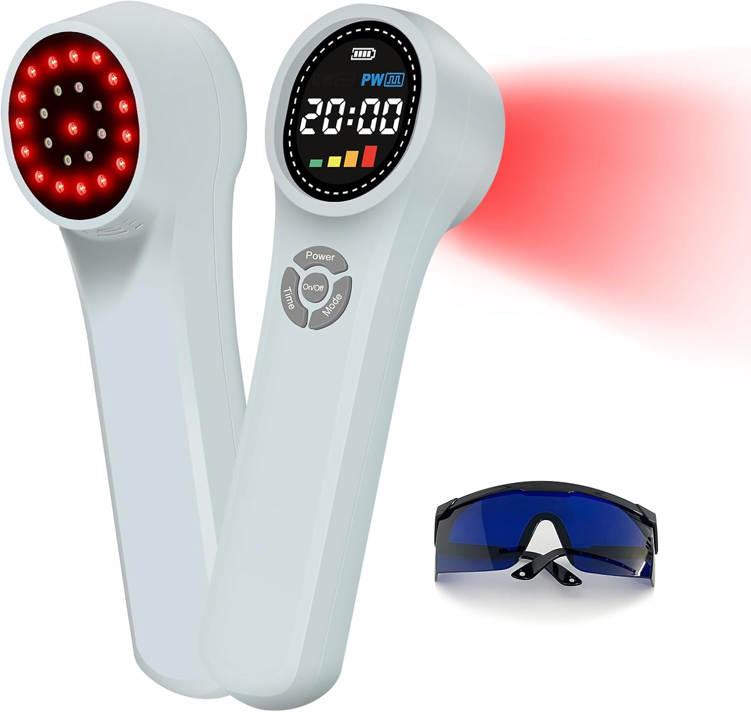 ed ight herapy Device for ain elief, 4X980Nm+4X810Nm+16X660Nm, Handheld Cold ight Device Machine for Relax，Portable near nfrared ight Wand for Pet Dogs Cats at Home image number 3