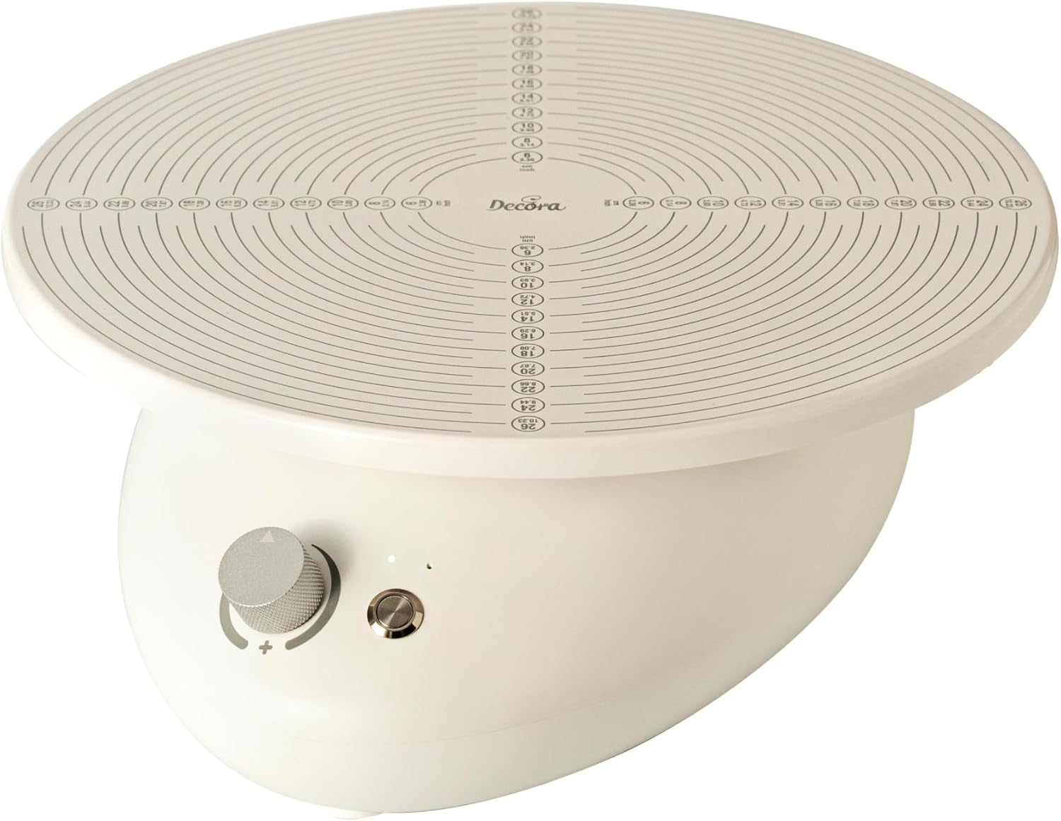 Decora, 9276010 Electric Turntable, Plate Diameter 28 Cm, with Practical Standby Button to Block the Rotation of the Plate without Resetting the Rotation Direction and Speed image number 6