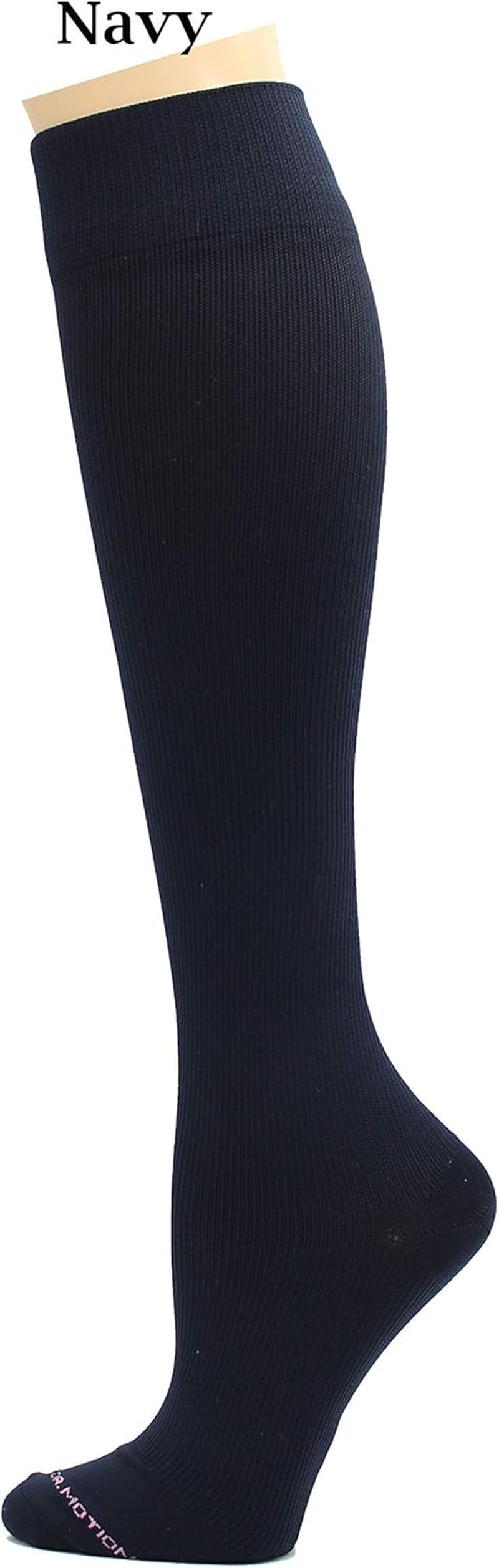 Dr. Motion Compression Socks for Men & Women BEST Graduated Athletic Fit for Walking, Hiking, Running, Nurses 5 Pairs - Men Multi 11 image number 3