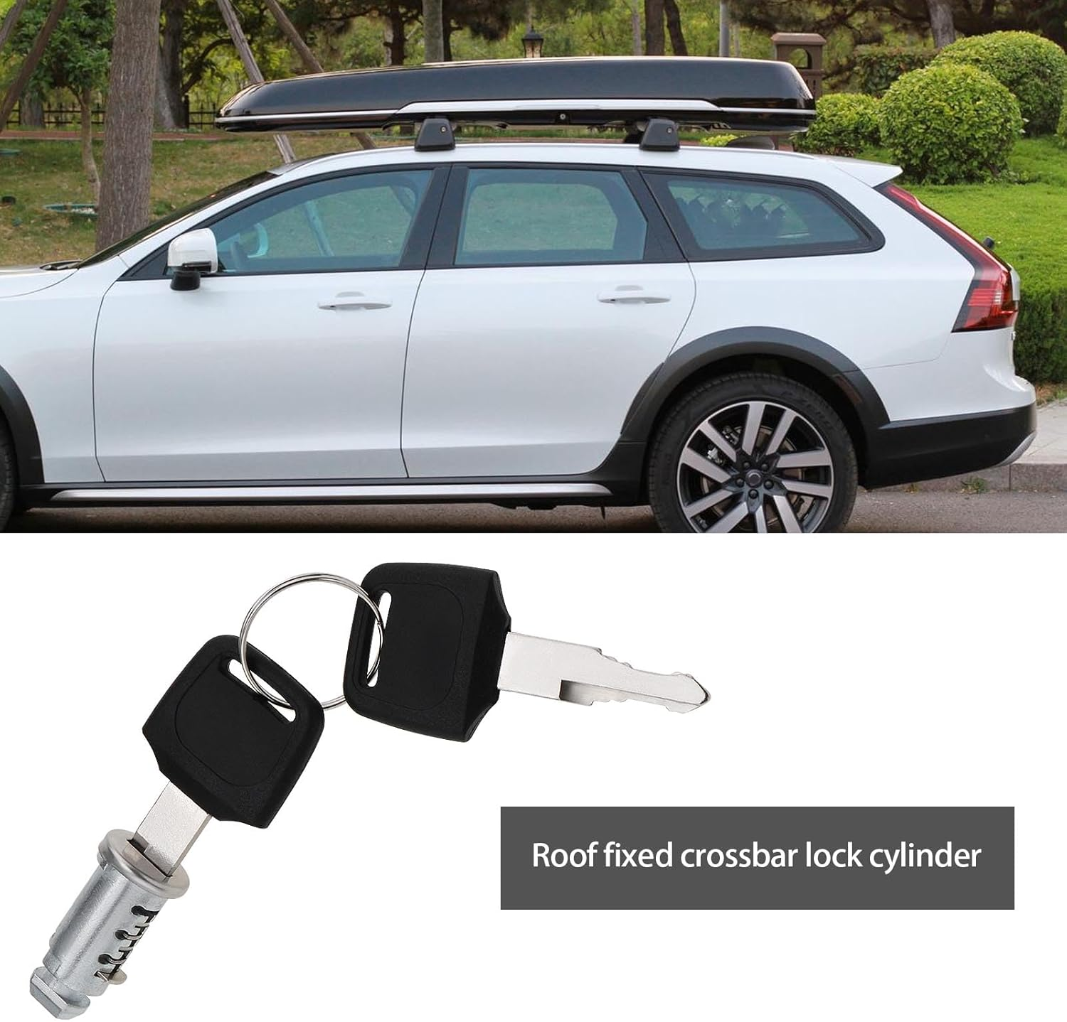 OTOTEC 4PCS Roof Rack Roof Box Barrel Security Locks Roof Cargo Lock for Bike Rack Roof Racks Ski Rack Cross Bars Towers Kayak Rack with Keys Suitable for Hole Size 12.5Mm