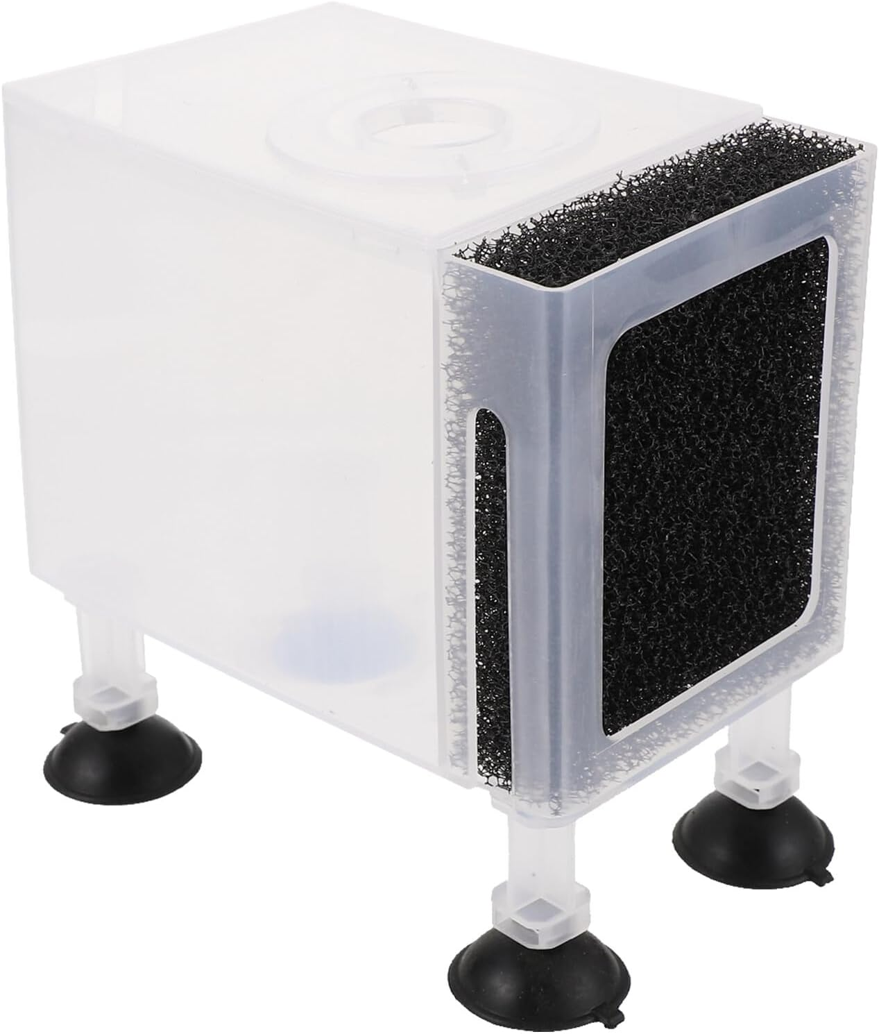 TIDTALEO Protective Pump Box Large Transparent Plastic Water Pump Container with Filter Sponge for Aquarium and Outdoor Fish Tank image number 4