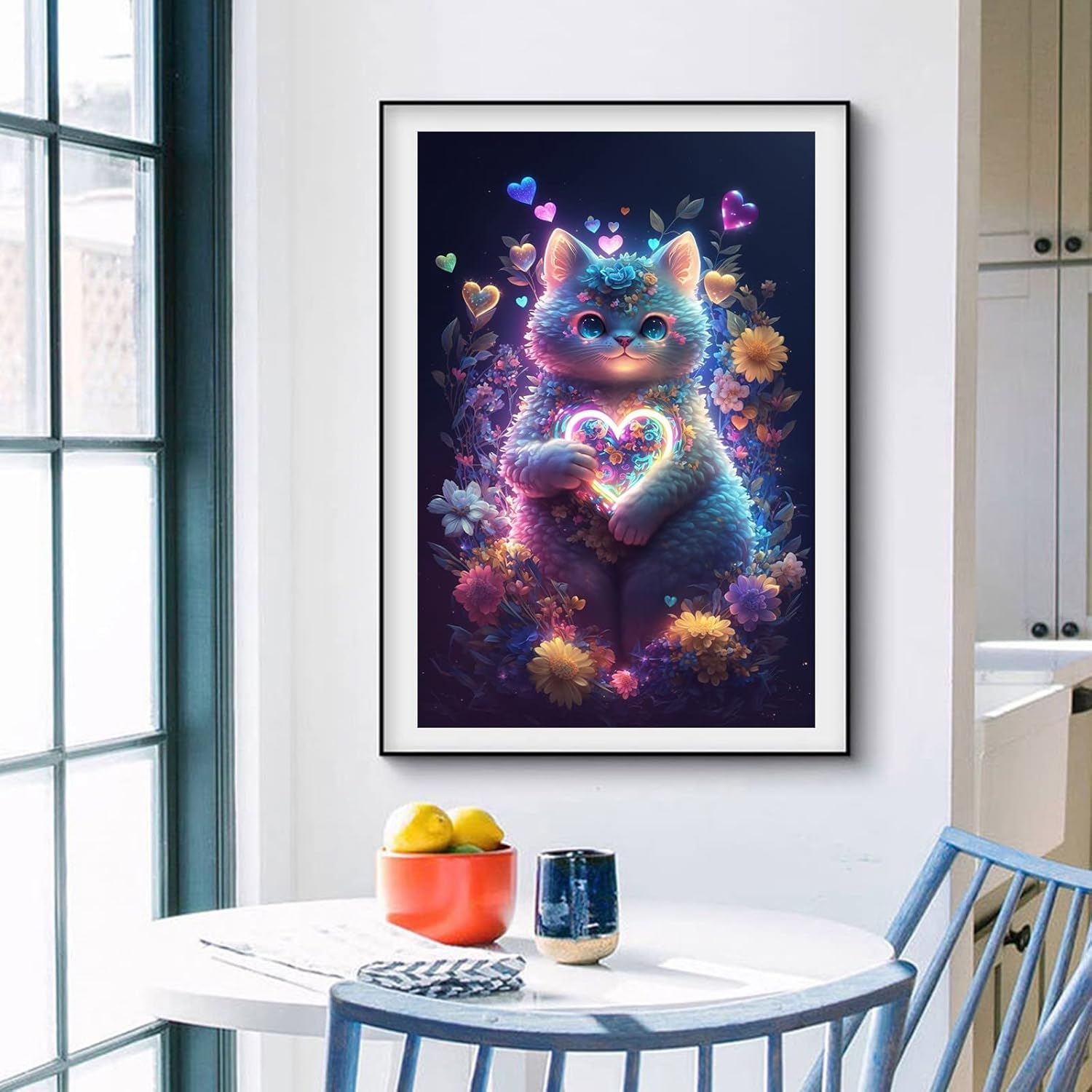 Full Drill Diamond Art Kits for Adults, 5D Diamond Painting Kits for Beginners, Gem Painting for Home Wall Decor, Canvas 40 X 30Cm. - Dp038 image number 3