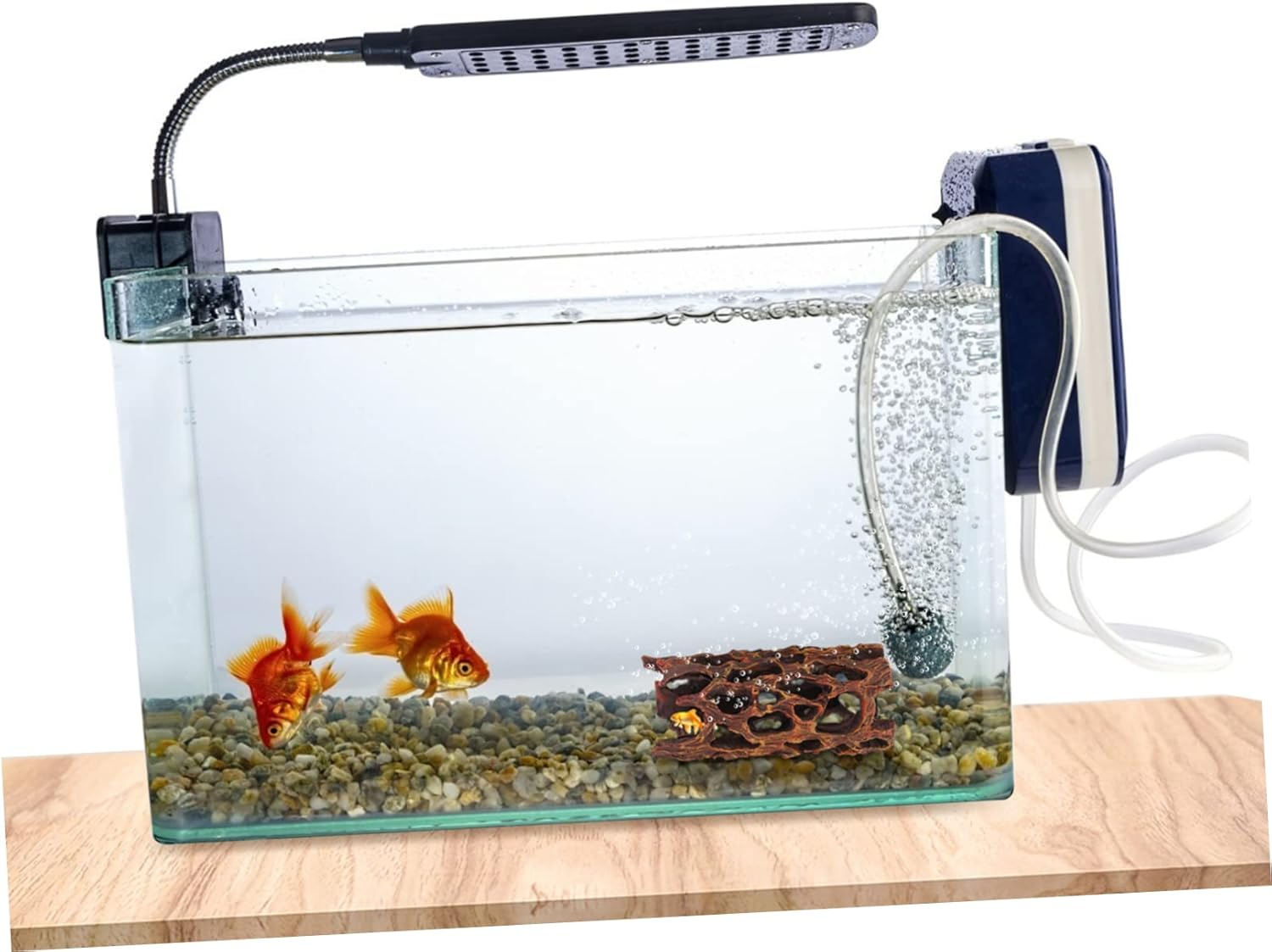 VERDANVERSE 2Pcs Aquarium Cave Hideout Decor Fish Tank Landscape Adornments Tree Ornaments for Pet Fish image number 6