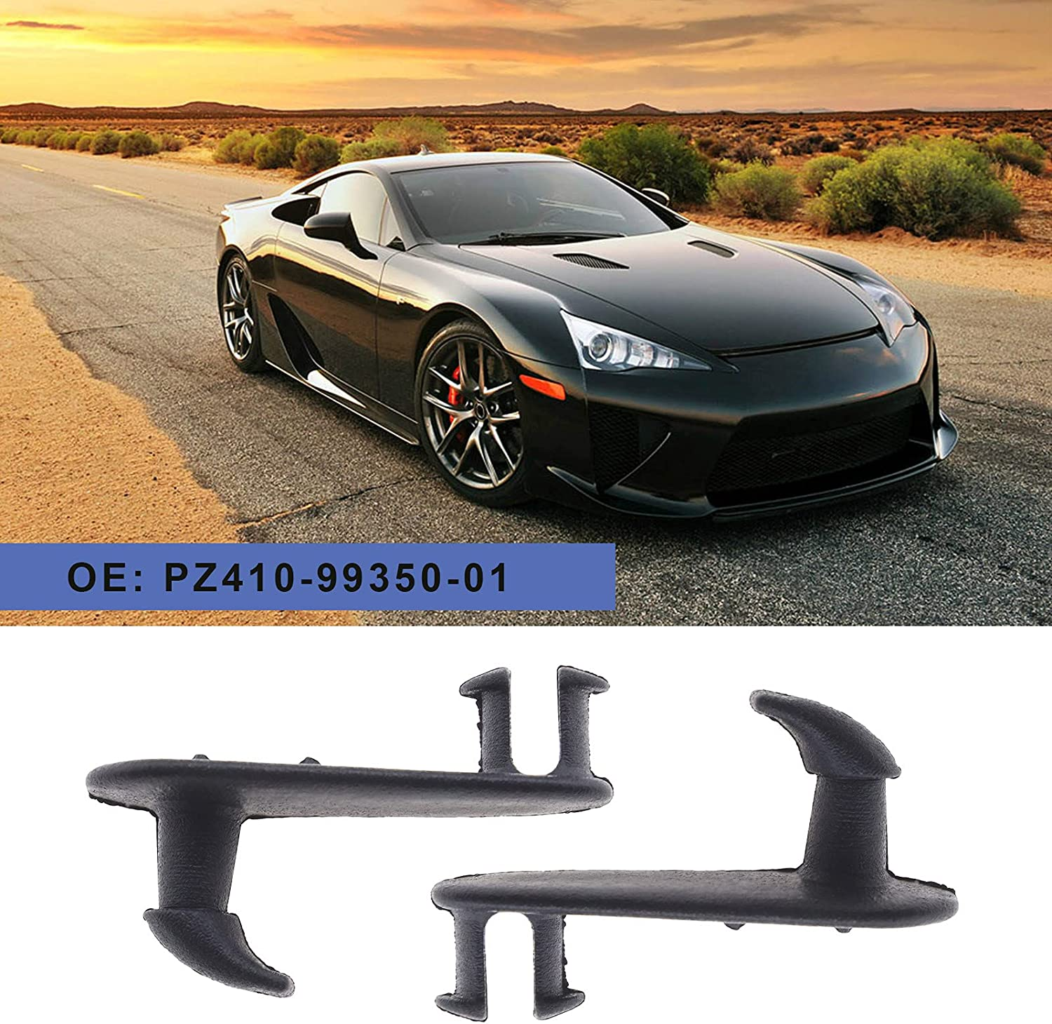 SING F LTD 8Pcs Car Mat Carpet Clips Fastener Fixing Hooks Compatible with Toyota Compatible with Lexus PZ410-99350-01 image number 1