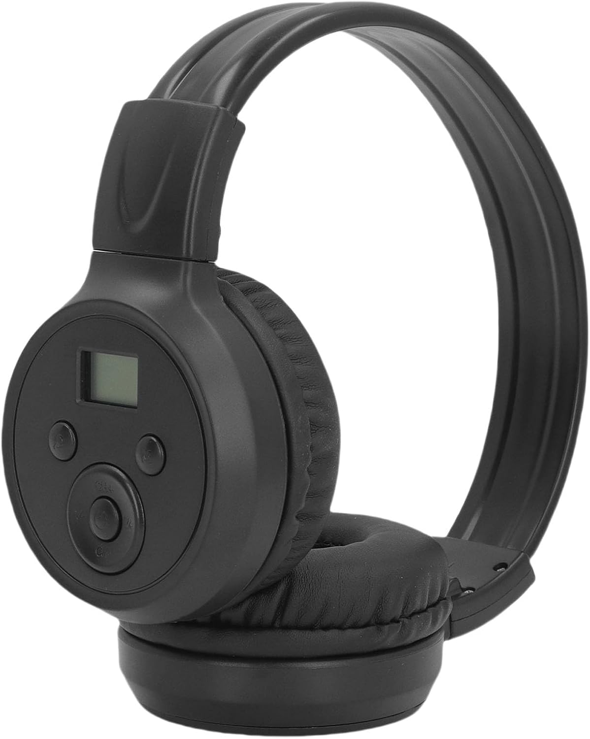 Asixxsix Portable Personal FM Radio Headphones, 50 to 108Mhz Wireless Headset Radio Ear Muffs, FM Headset with Built in Tuner, for Jogging, Meeting Receiver