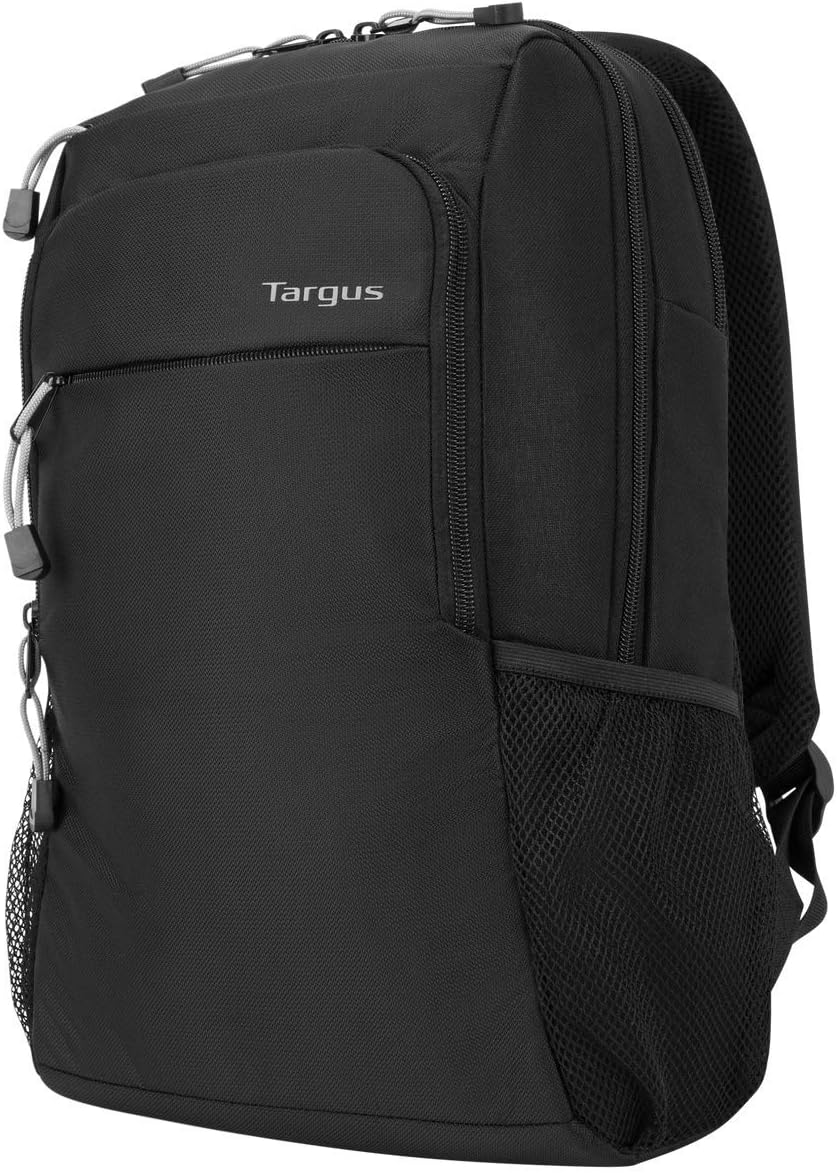 Targus Intellect Essentials Backpack for Lightweight Water-Resistant Slim Travel with Padded Back Support