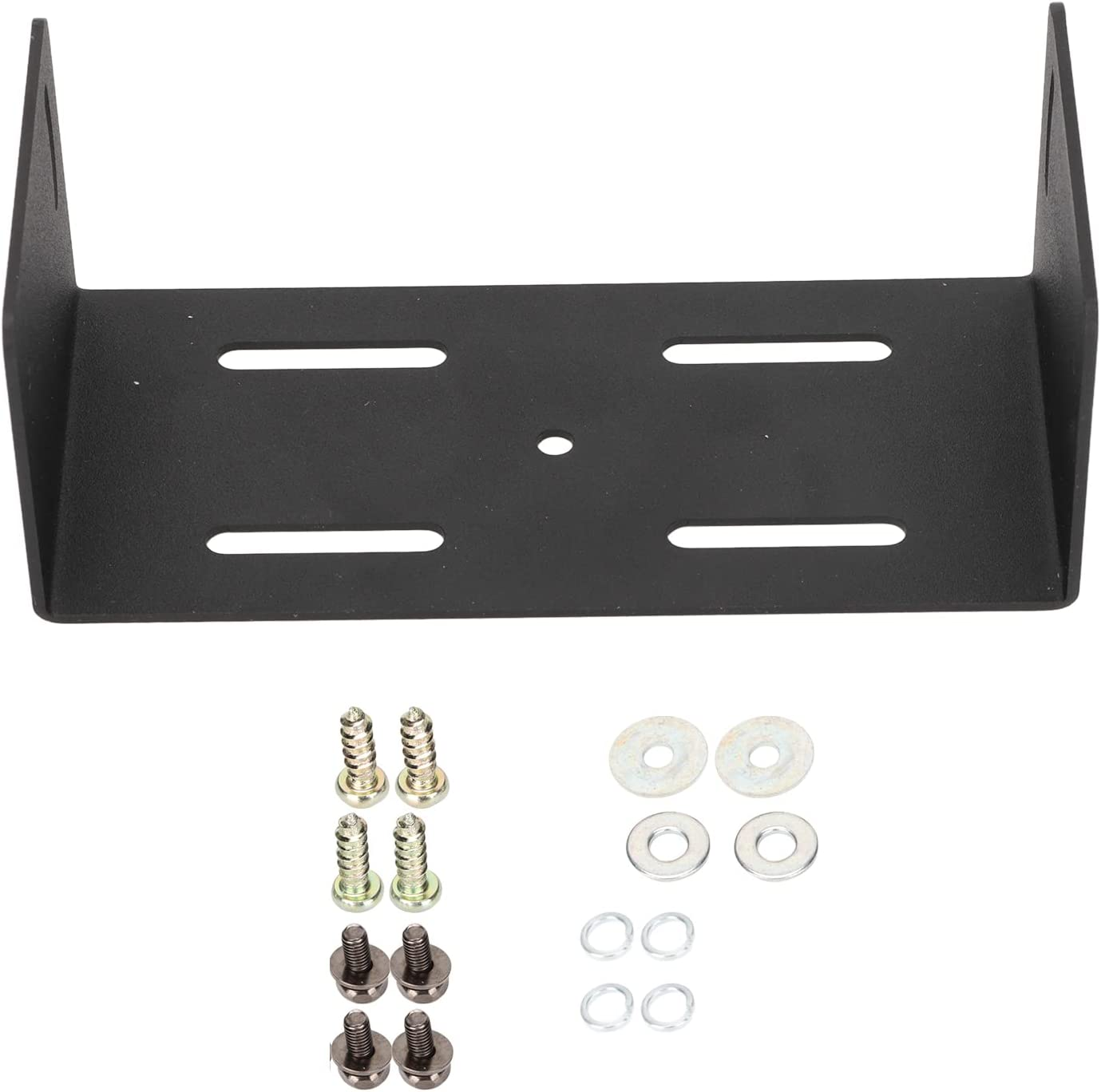 CHICIRIS Universal Metal Radio Mounting Bracket Durable Mount Bracket for MBF4 IC-2730 ID-4100, Easy Installation for Mobile Radios image number 4