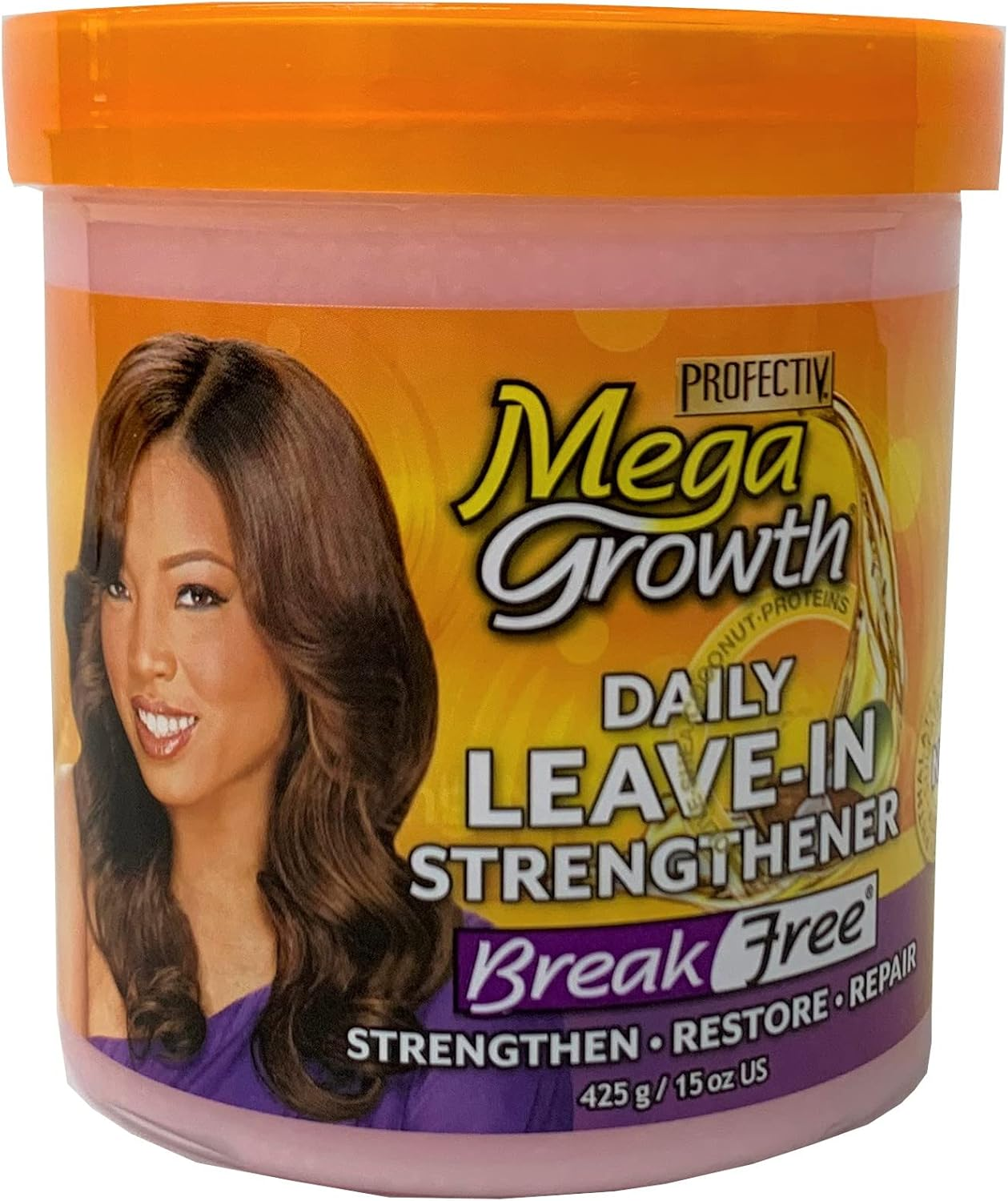 Profectiv Mega Growth [Break Free] Daily Leave in Strengthener 15Oz (Pack of 4)