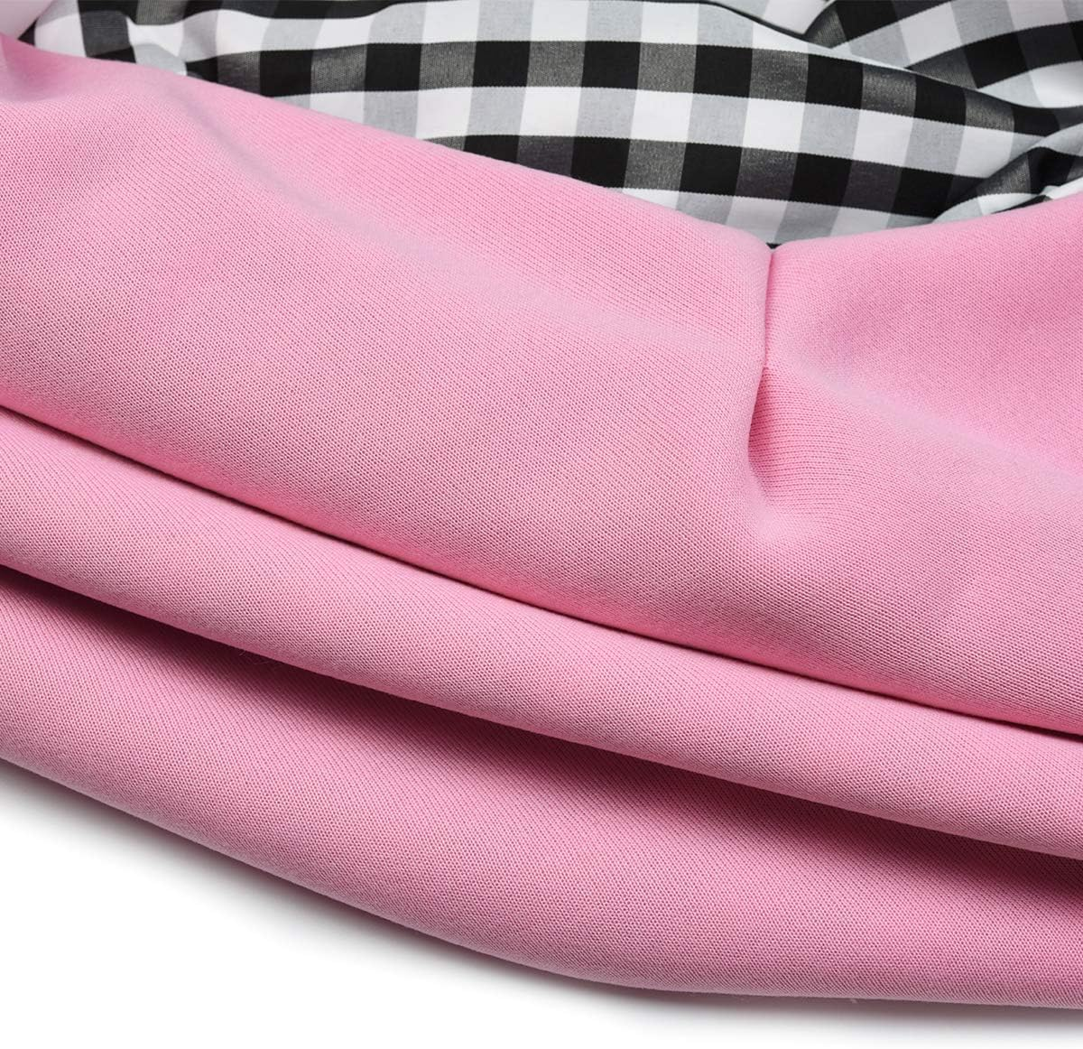 Dog and Cat Sling Carrier Little Pet Carrier Shoulder Crossbody Pet Slings for Outdoor Traveling Subway (Pink) - Pink image number 5