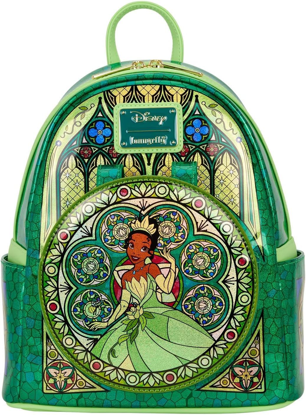 Loungefly - Disney - Tiana - Stained Glass Collection - Mini Backpack image number 1