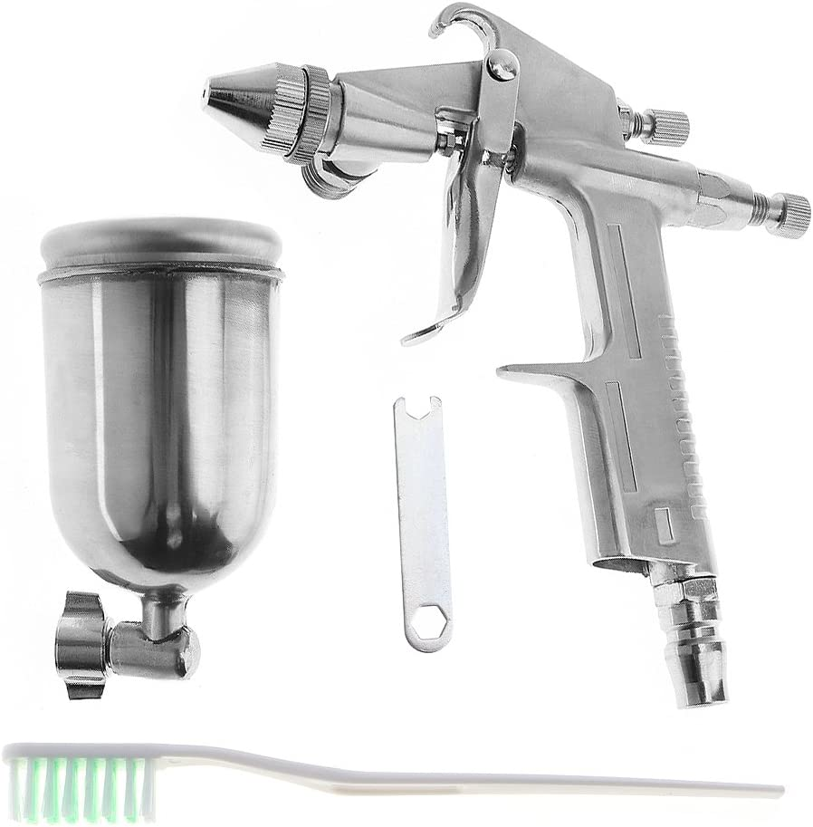 Chgimposs Mini Pneumatic Paint Spray Gun with 0.5Mm Diameter Nozzle for Leather/Wall Painting