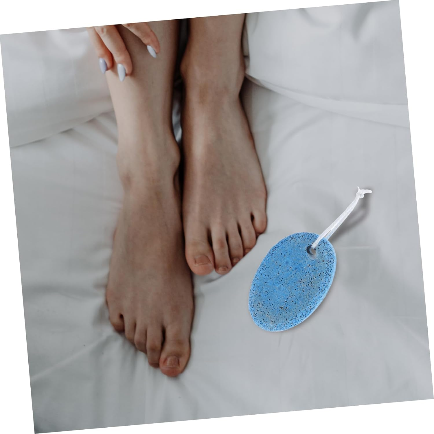 YOSADIER Pumice Stone for Feet Heels Reusable Large Volcanic Hard Skin Callus Scrubber and Remover Heel Scraper for Feet Hands Blue image number 6