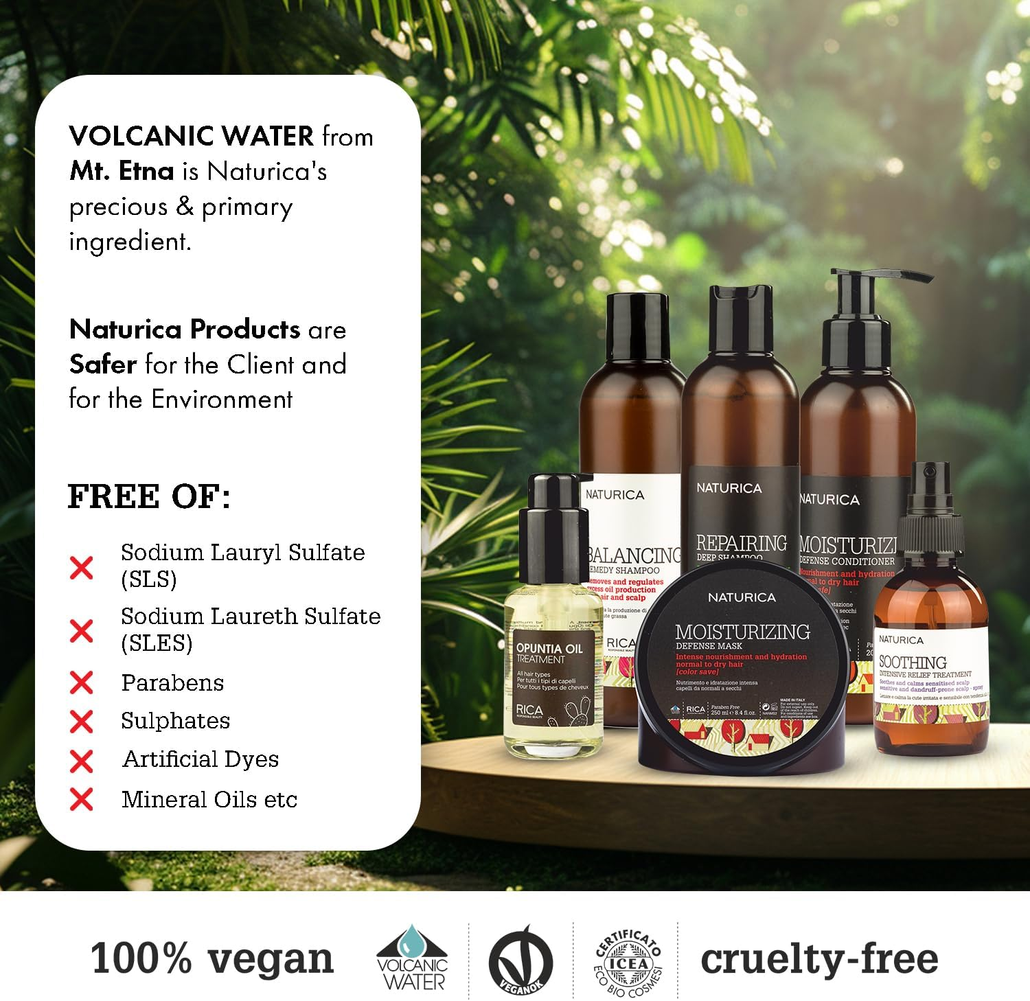 Naturica Energizing Miracle Shock Treatment for Thinning Hair and Hair Loss with Caper and Ginseng Extract - 100Ml image number 3