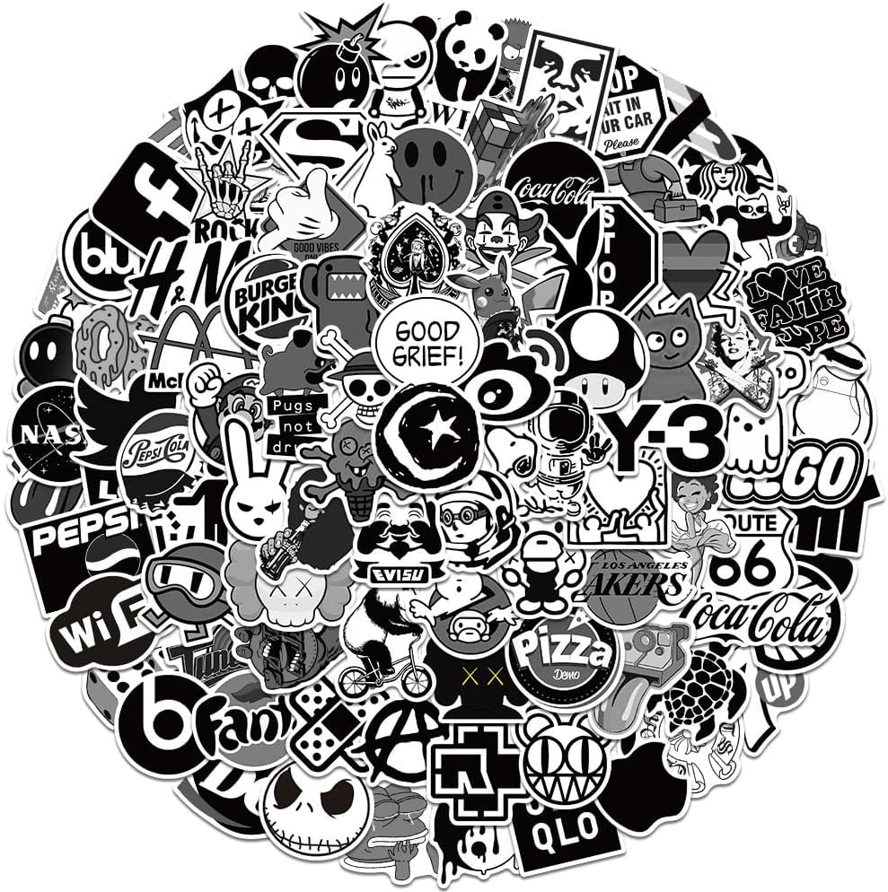 1000 Pcs Random Cute Aesthetic Waterprof Vinyl Anime Stickers Sticker Packs for Kindle Water Bottle Laptop Hard Hat Skateboard Luggage Suitcases Adults (100Pcs Random)