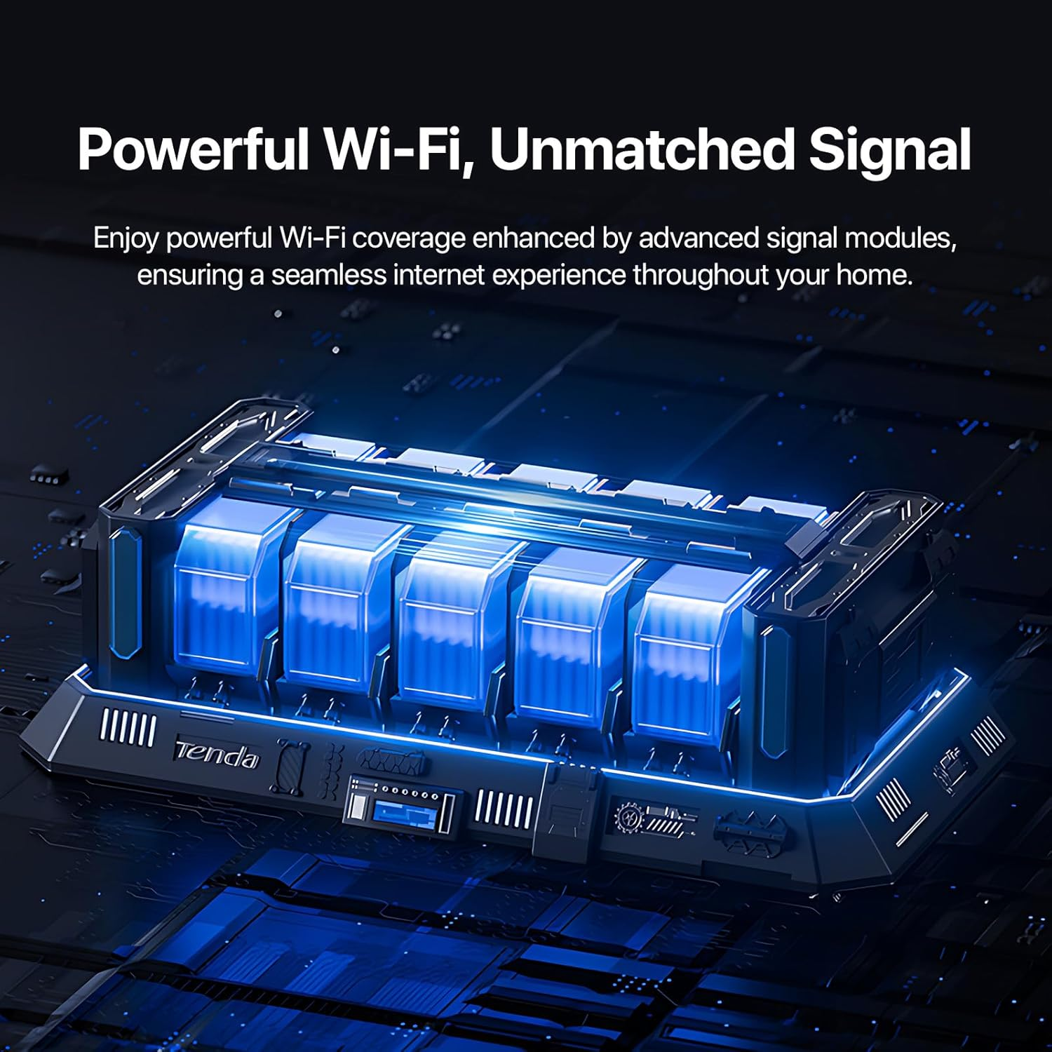 Tenda AC1200 Gigabit Wifi Router &ndash; Dual Band Router for Wireless Internet, 3 X GE Ports, 4X6Dbi Antennas, MU-MIMO, Ipv6, Guest Wifi, Access Point Mode, Long Range Coverage(Ac8) image number 3