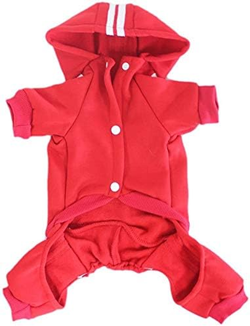 Dog Hoodies 4 Legs Jumpsuit Dog Clothes Pullover Warm Sweatshirt Cotton Jacket Tracksuit for Small Dog Medium Dog Large Dog Cat image number 3