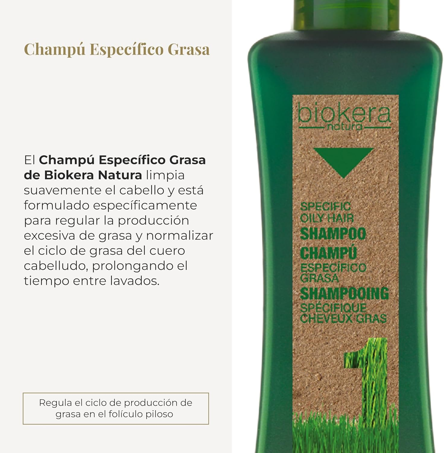 Salerm Cosmetics Shampoo Specific Grease &ndash; 300 Ml image number 3