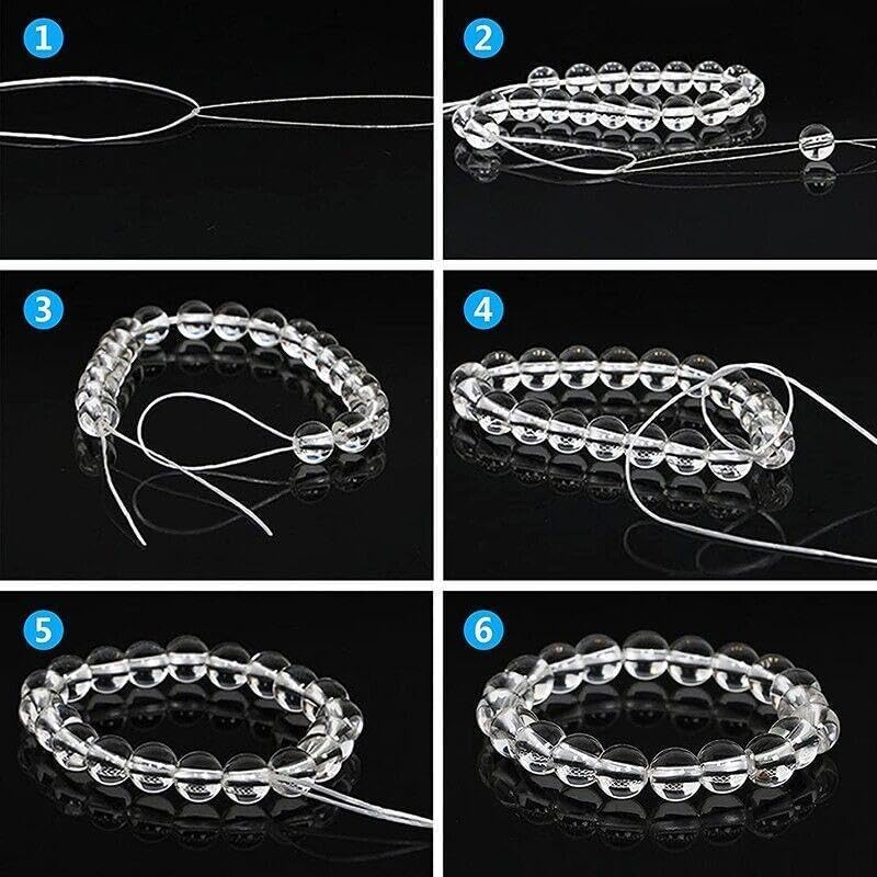 AIMALL Super Stretch Elastic Cord String Beading Crystal Line DIY Jewelry Bracelet Rope 0.6 MM image number 1