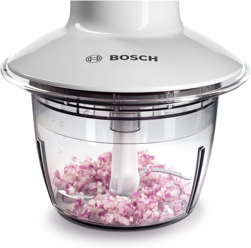 Bosch MMR08A1 Universal Chopper 400 W Stainless Steel Blades 800 Ml Container White image number 3