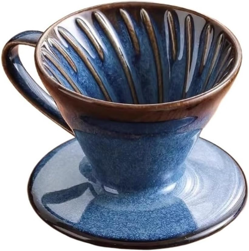 V60 Coffee Dripper the V60 Ceramic Coffee Filter Is a Simple and Exquisite Single Cup Brewing Device,Coffee Drip Machine, Suitable for Offices and Apartments image number 3