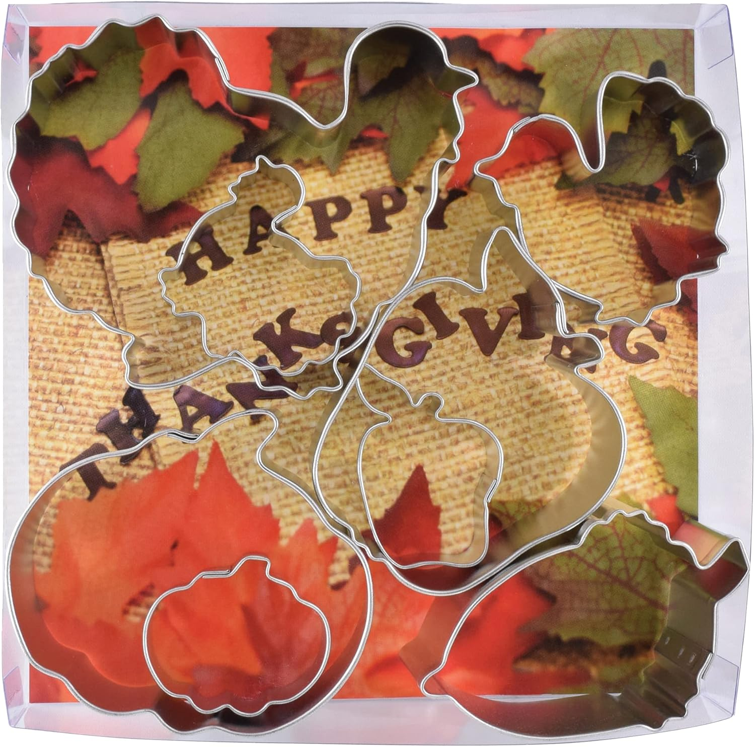 R&M International 1936 Maple Leaf Cookie Cutters, Assorted Sizes, 5-Piece Set image number 5