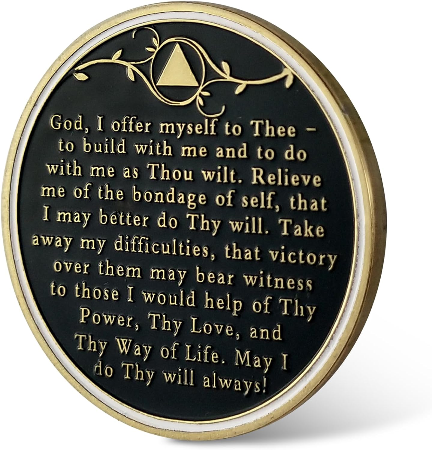 10 Year Sobriety Coin, Tree of Life AA Chips and Medallions Sobriety Recovery Chip Anniversary Sober Token Alcoholics Anonymous Recovery Gifts for Women Men image number 6