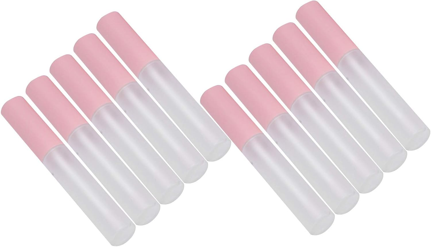 Lip Balm Tubes, Empty Lipstick Tubes Lip Gloss Tube Lip Gloss Tubes, Cosmetics Containers Brush Lipstick Body Balms for Home DIY Use Professional Beauty Salons image number 2