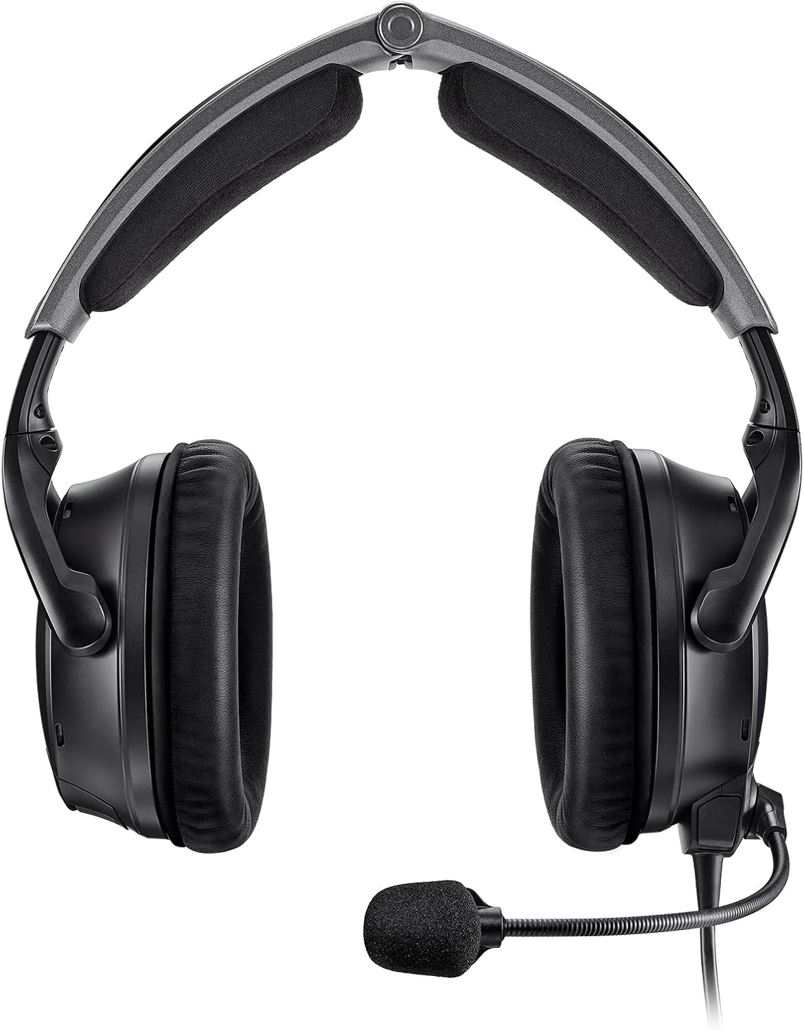 Bose A30 Aviation Headset, Noise Cancelling Pilot Headset with Adjustable ANR, Bluetooth and Lightweight Comfortable Design, Dual Plug, Black image number 3