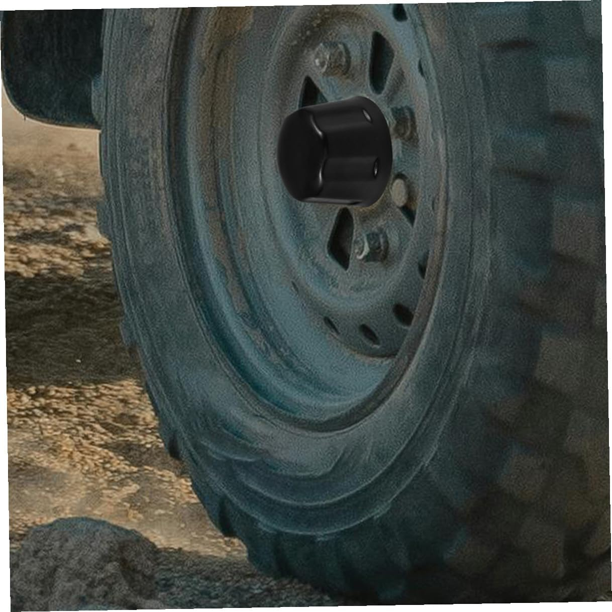 COMPUKAS 2Pcs ATV Wheel Hub Rubber Caps for Trailers and Go-Karts Rubber Dust Cover for Enhanced Wheel Easy Installation for ATV Accessories image number 5