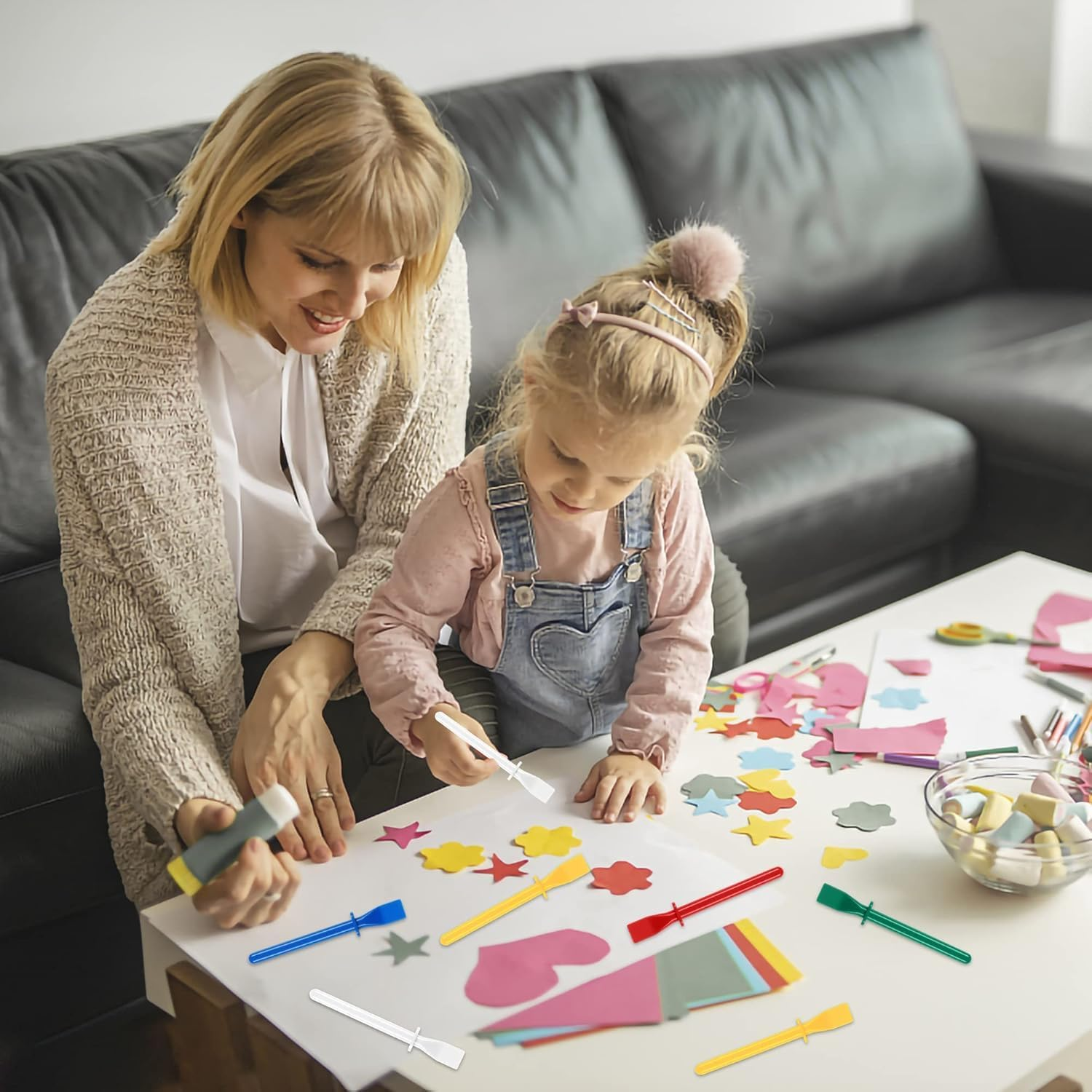 Plastic Glue Smear Sticks Applicator Glue Scrapers, 30Pcs Glue Spreaders Plastic Glue Applicator Glue Smear Sticks,Glue Spreader Sticks Glue Applicator,Glue Spreaders Glue Smear Sticks Applicator image number 4