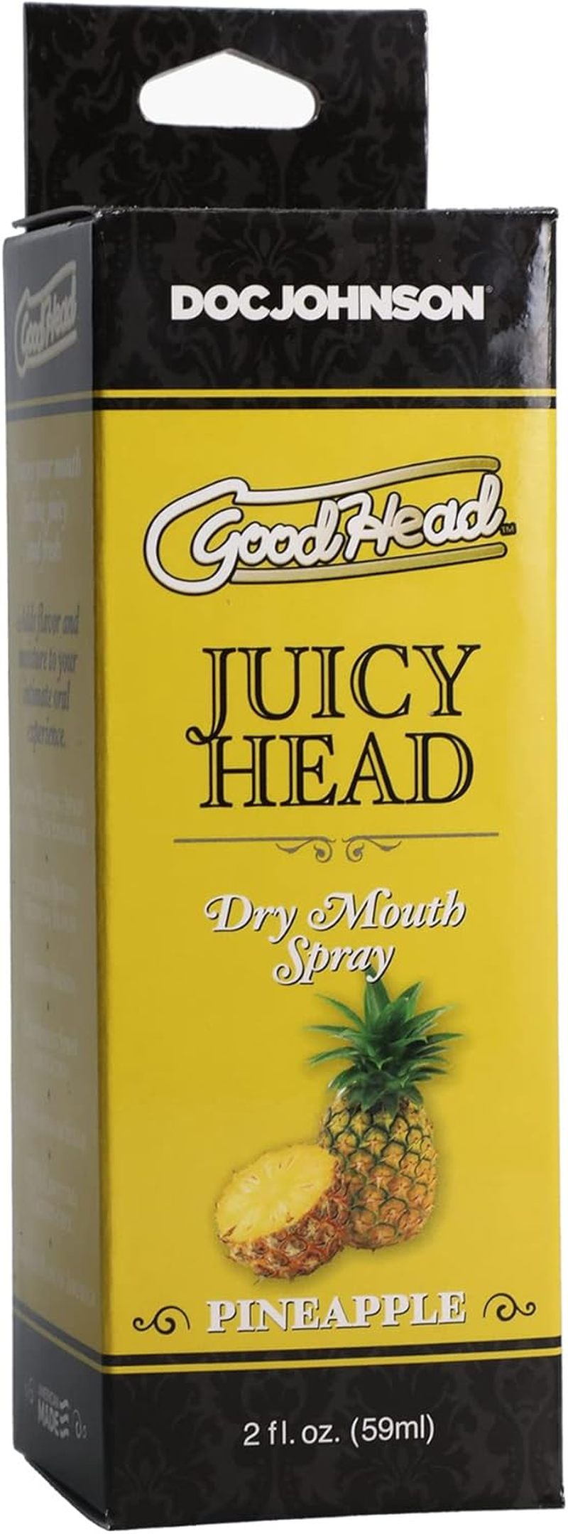 Doc Johnson Goodhead Wet Head Dry Mouth Spray 59 Ml, Pineapple image number 2