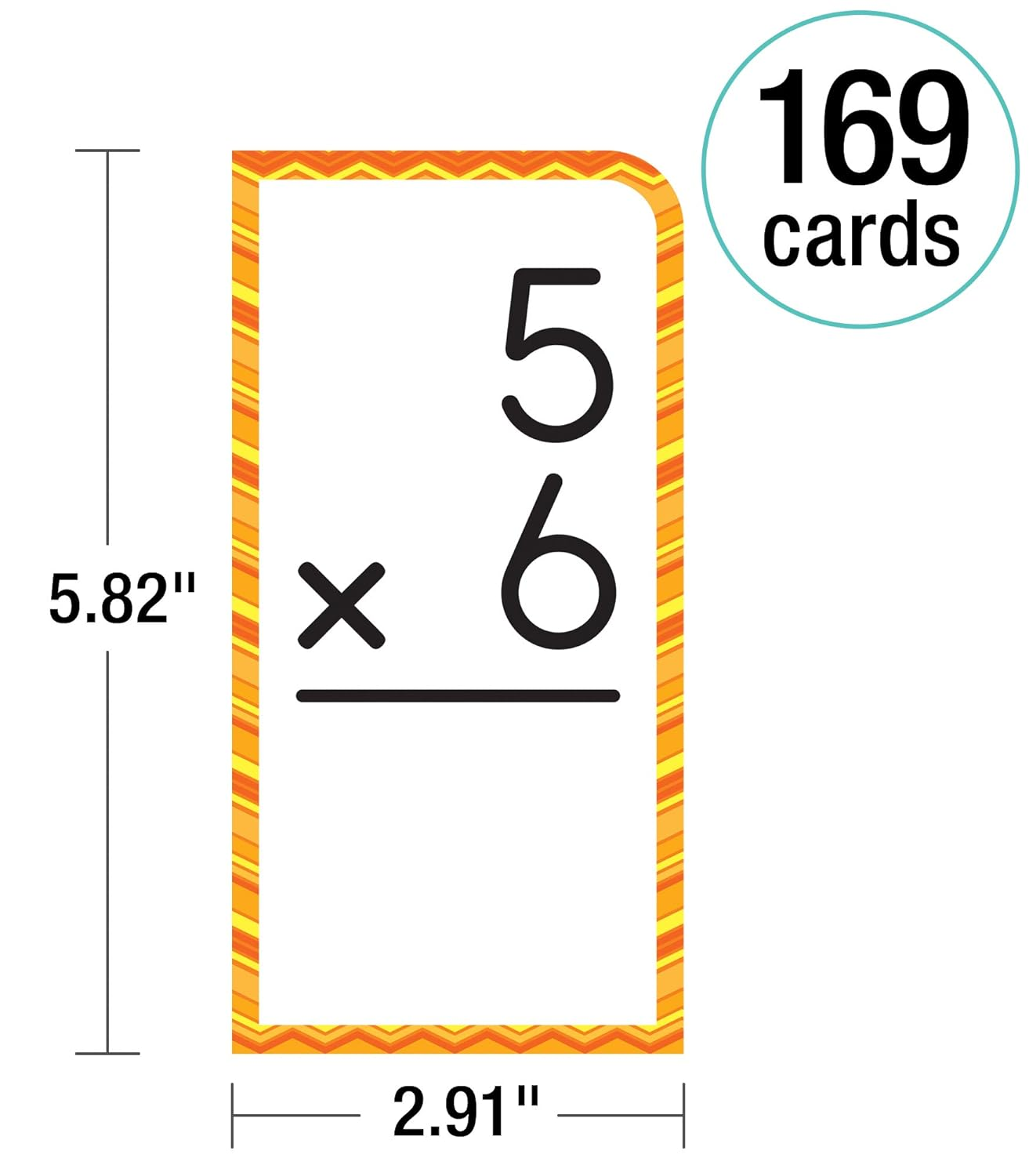 Carson Dellosa Multiplication Flash Cards&mdash;Grades 2-5 Double-Sided Cards, Multiplying All Math Facts from 0-12, Elementary Mathematics Practice (169 Pc) image number 2