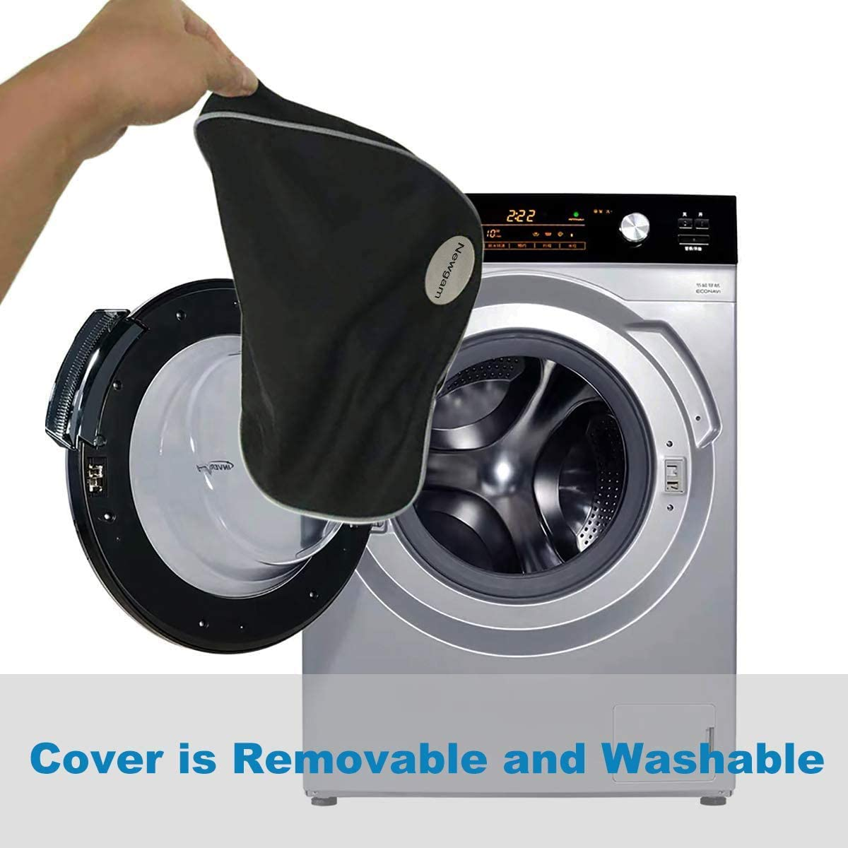 Newgam Car Pillow - Car Neck Pillow for Neck Pain Relief and Cervical Support,Car Seat Neck Pillow with 100% Pure Memory Foam and Washable Cover,Car Headrest Pillow Black image number 1