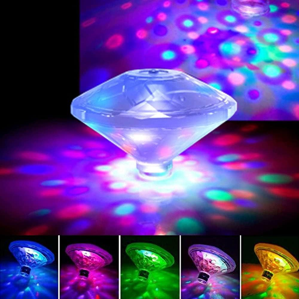 Floating Pool Lights, LED Color Changing with 8 Modes, IP67 Waterproof Underwater Lights image number 4