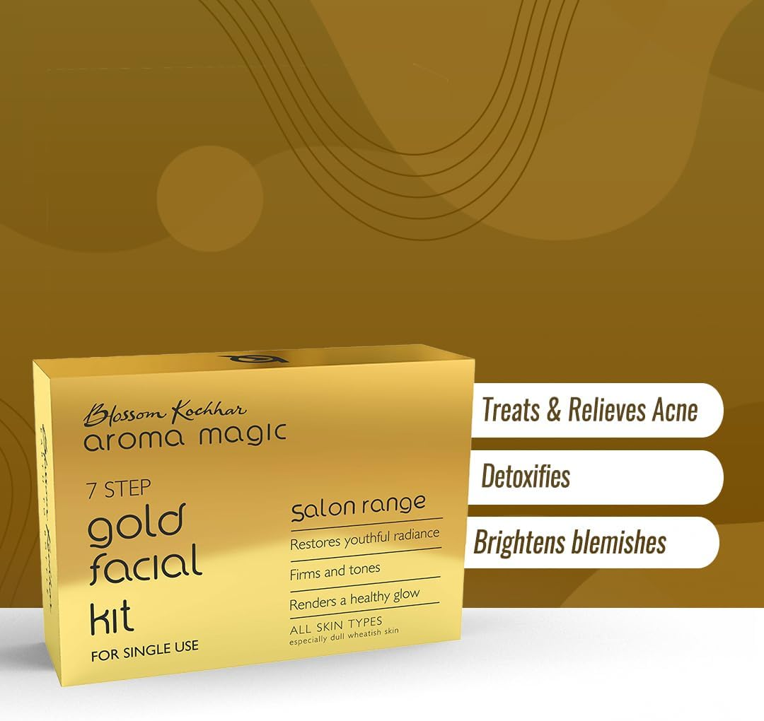 Aroma Magic Gold Facial Kit - (Single Use) - Pack of 7