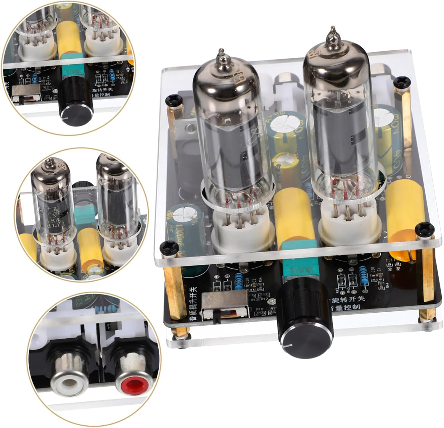 CIYODO 6K4 Tube Preamplifier Board Dc12-16V Vacuum Electron Tube Preamp for Turntable Phono Stereo Audio DIY Home Theater Amplifier image number 3