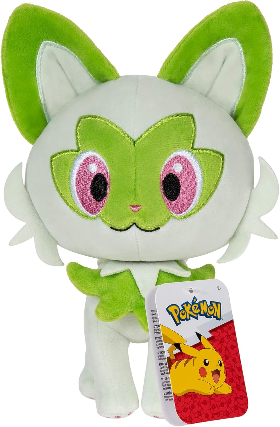 Pok&eacute;mon Paldea First Partner Plush 3 Pack - 8-Inch Plush of Fuecoco, Quaxly, and Sprigatito image number 2