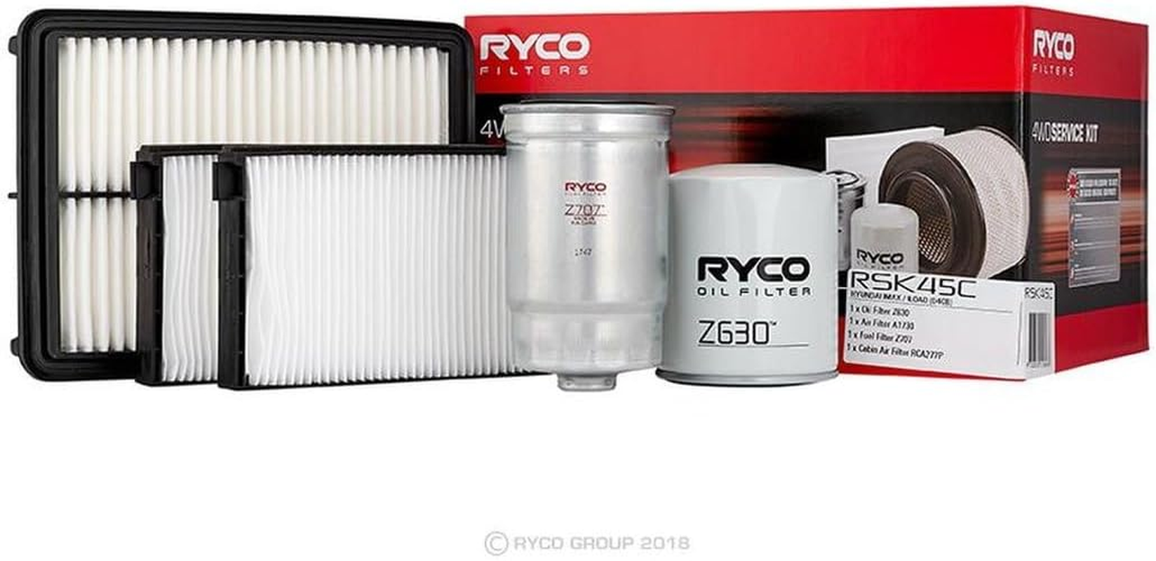 Ryco 4WD Filter Service Kit