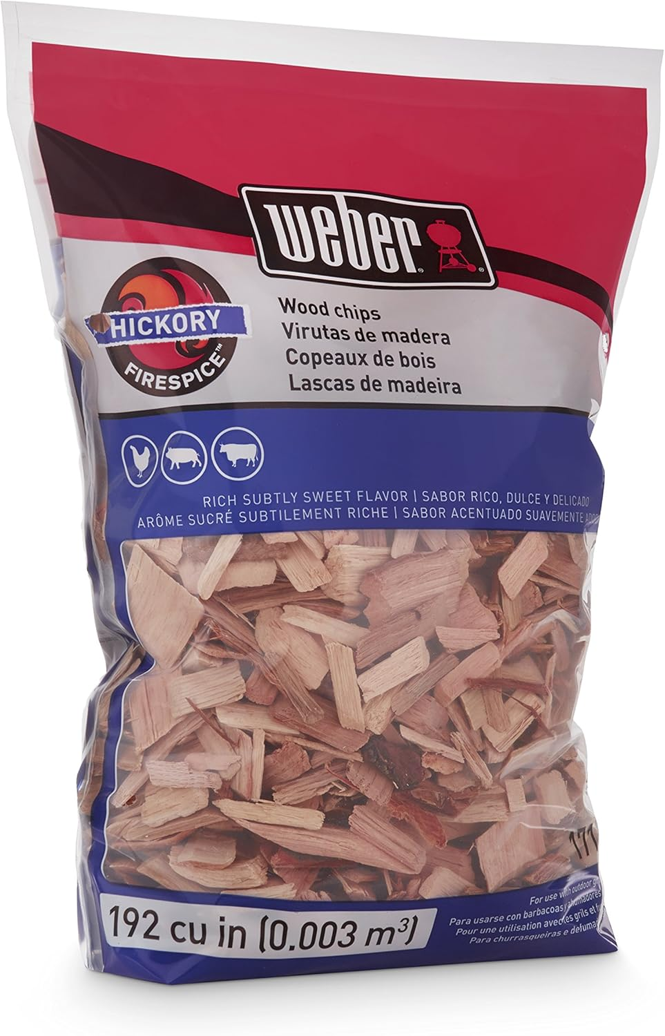 Weber Wood Chips Hickory 900 G image number 6