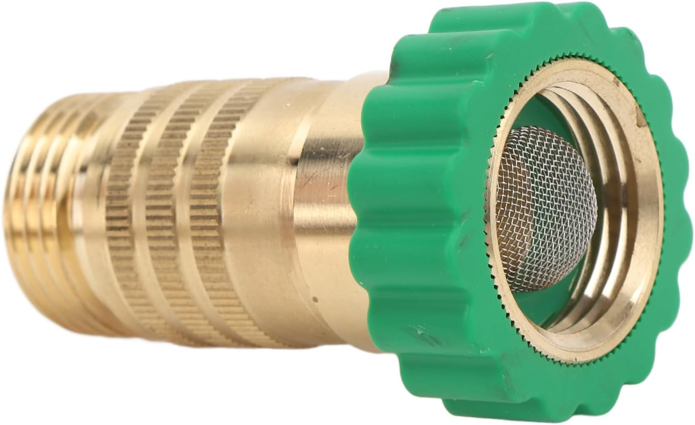 Haofy Inline RV Water Pressure Reducer 50-55 PSI Brass Regulator for Trailer, Enhanced Flow for Camping Vehicle image number 4