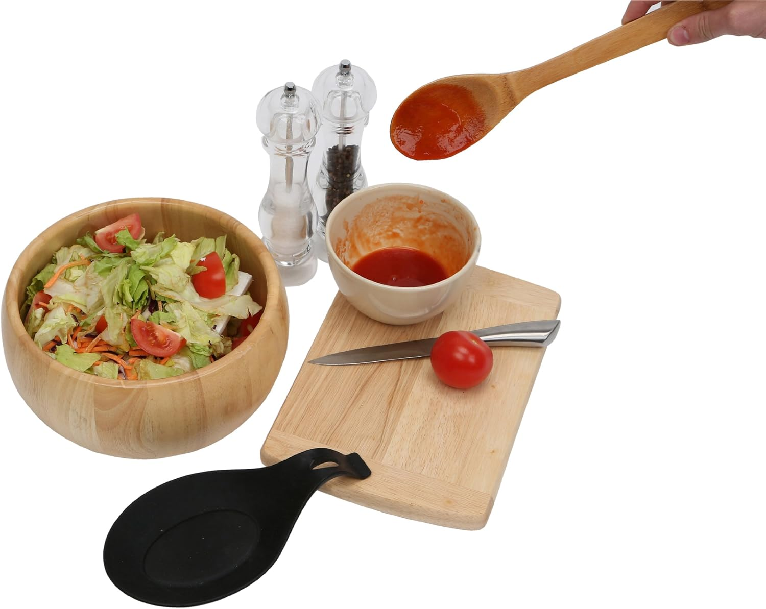 Unknown Zing Spoon Rest, Black Silicone - Red image number 7