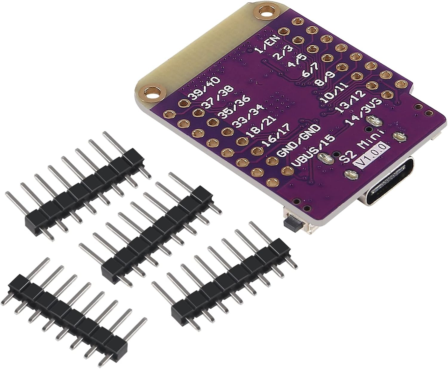 DIANN 2Pcs ESP32 S2 Mini V1.0.0 Wifi IOT Board Based ESP32-S2FN4R2 ESP32-S2 4MB Flash 2MB PSRAM Micropython Type-C image number 3