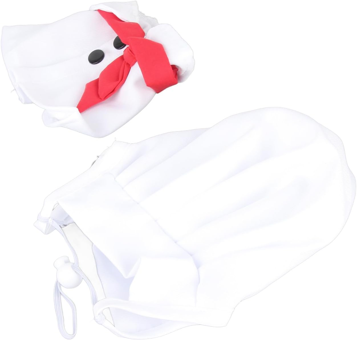 Cute Pet Chef Costume, Size Adjustable Washable Pet Clothing for Cat Dog Hat and Cape, Dog Chef Hat, Baker Outfit for Cats (L) image number 4