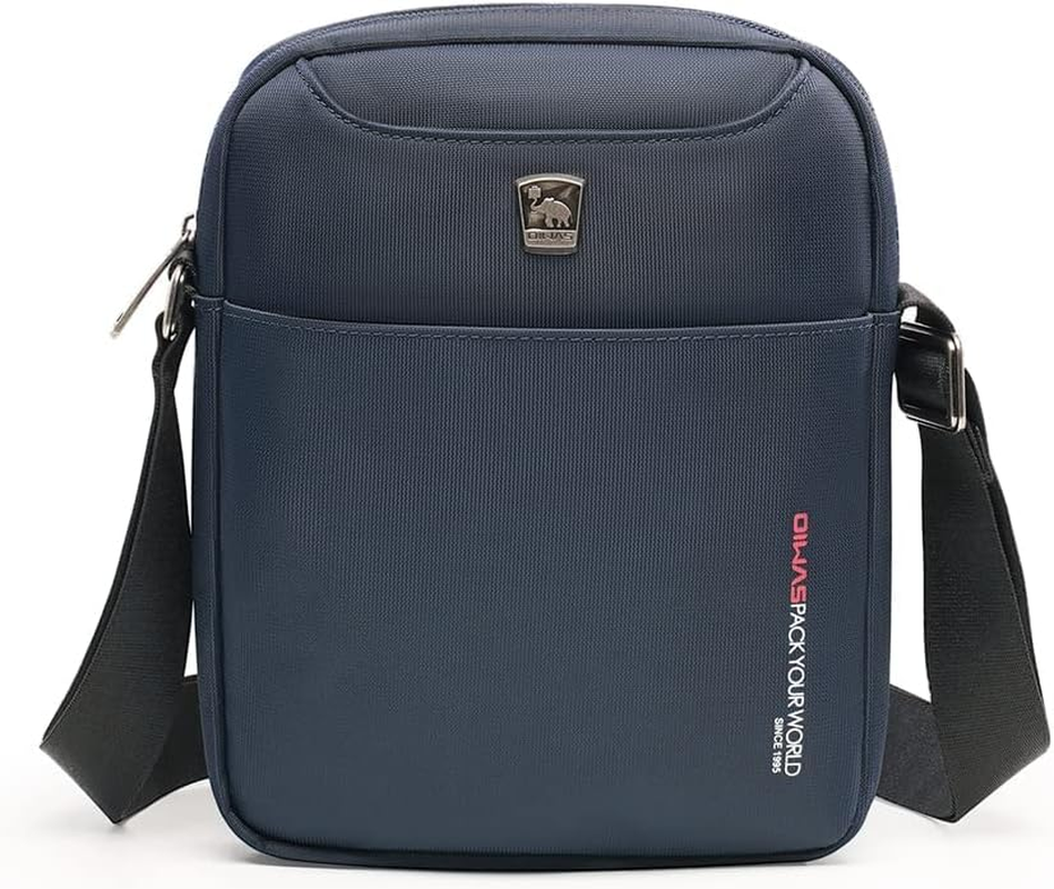 OIWAS Small Messenger Bag Crossbody Shoulder Bags for Men, Mini Sling Pack Handbag Mens Nylon Travel Purse