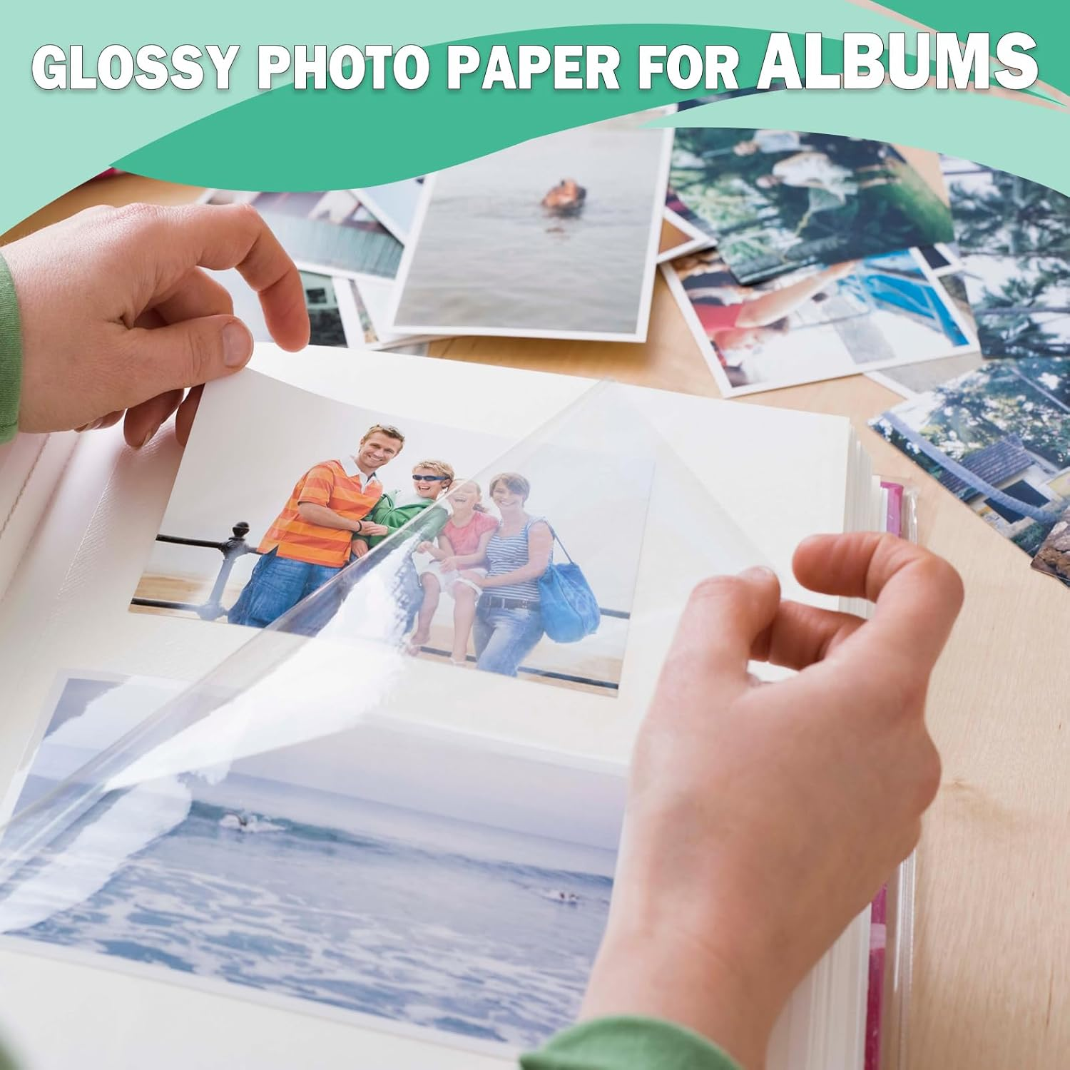 5X7 Photo Paper 100 Pack, 52Lb Glossy Photo Paper for Inkjet Printer, 200Gsm image number 6